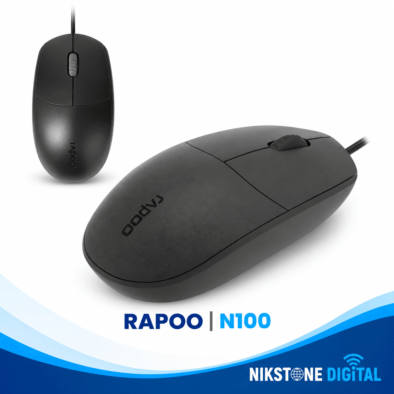 Rapoo N100 Wired Optical Mouse
