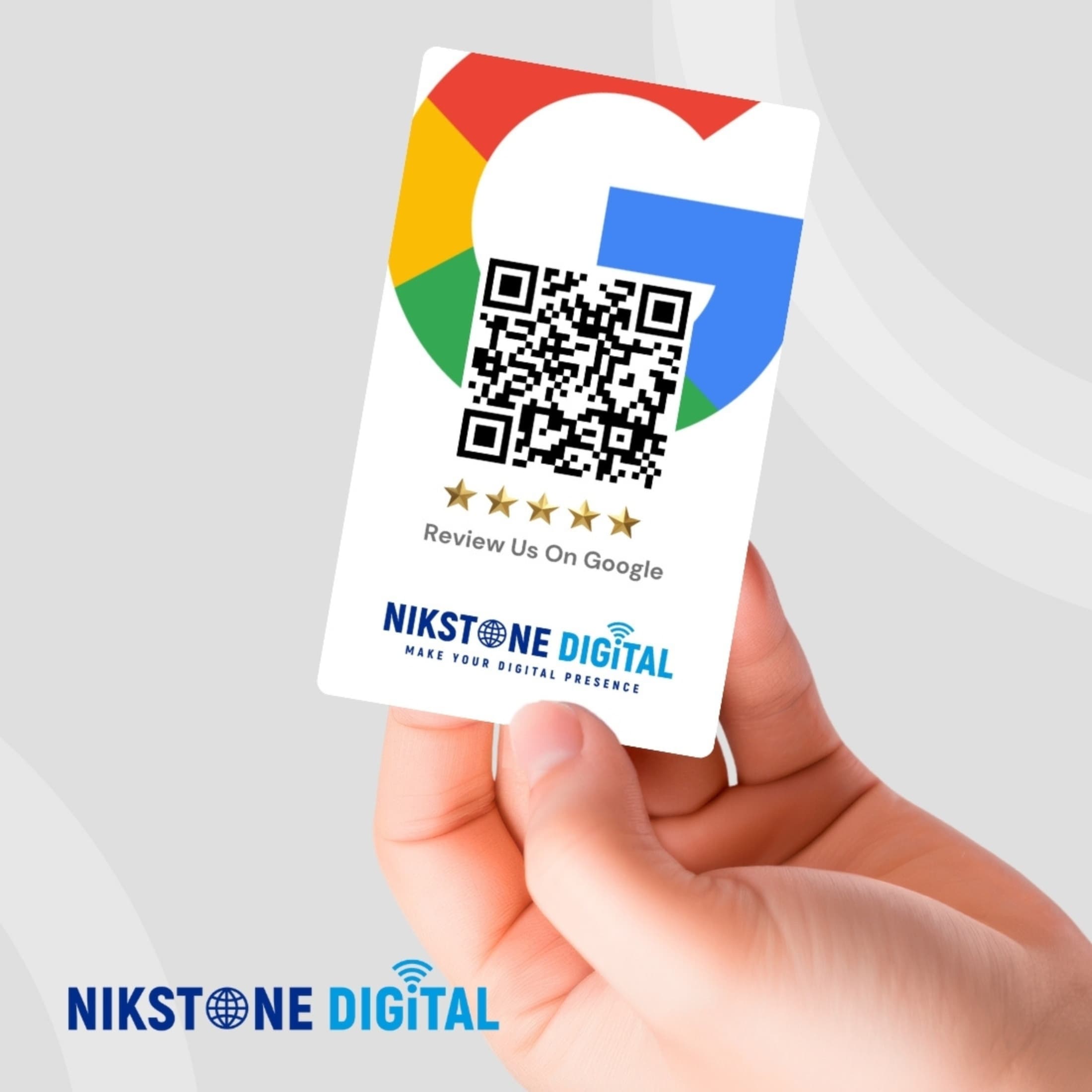 NikStone NFC Google Review Card
