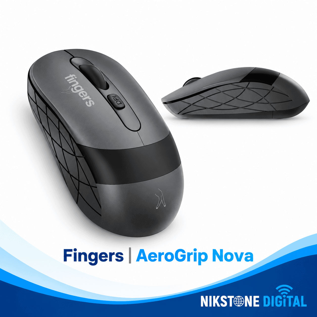 FINGERS AeroGrip Nova Wireless Mouse