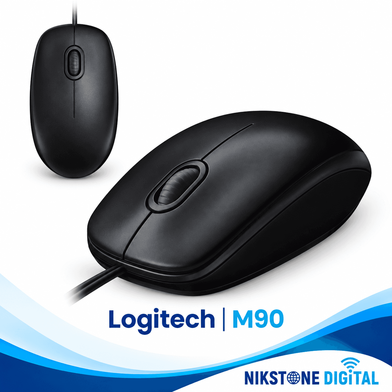 Logitech M90 Wired Optical Mouse